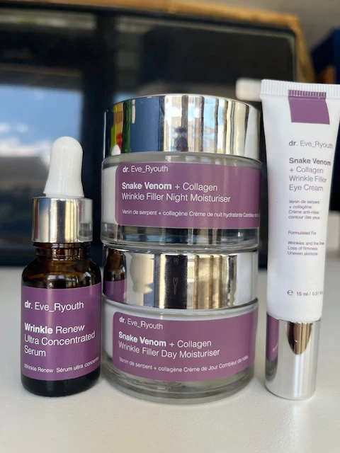 Crème jour + crème nuit + yeux + sérum